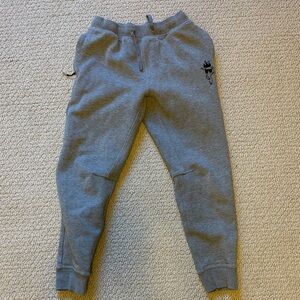 Kids Cozy Gray Sweatpants